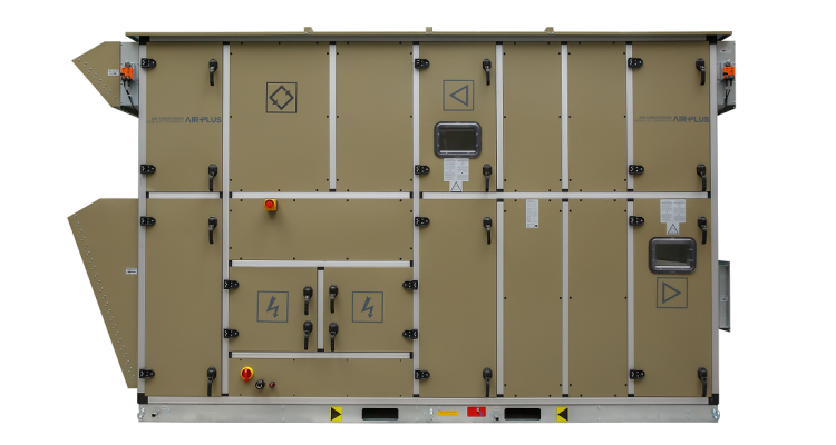 DX AHU WITH COMPACT PACKAGE TYPE CLOSED CONDENSER