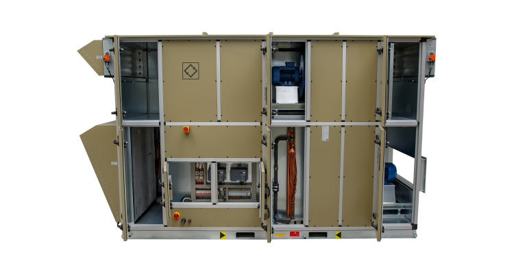 DX AHU WITH COMPACT PACKAGE TYPE CLOSED CONDENSER