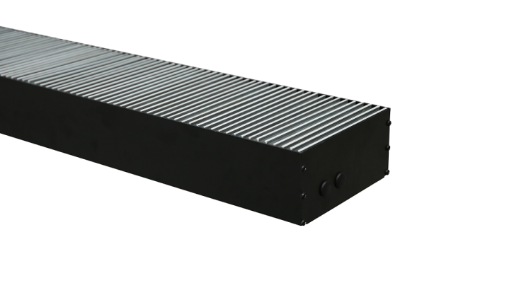 ELECTRIC FLOOR CONVECTOR WITH IN-FLOOR FAN